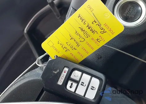 2017 Honda Civic Touring из США, поврежденный, VIN 19XFC1F91HE008933